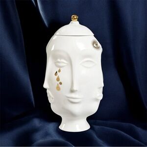 Brand New In Box Jonathan Adler Gilded Frida Urn Vase